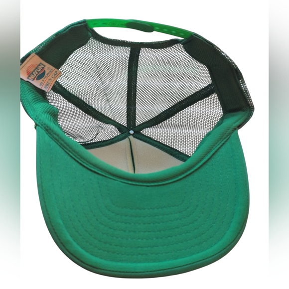 Vintage style John Deere Green Foam Trucker Hat - Picture 4 of 5